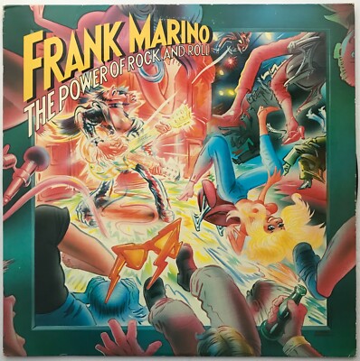 FRANK MARINO ''The Power Of Rock And Roll'' LP 1981 Columbia FC 37099 VG / VG+ 