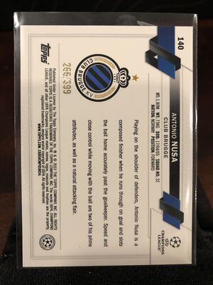 TOPPS サッカーカード MUSEUM COLLECTION ARCHIVAL AUTOGRAPH NOA LANG CLUB BRUGGE 134/150 #AA-NL 送料無料 中古 IT1 Antonio Nusa 2022-23 Topps UCL /399 RC | eBay