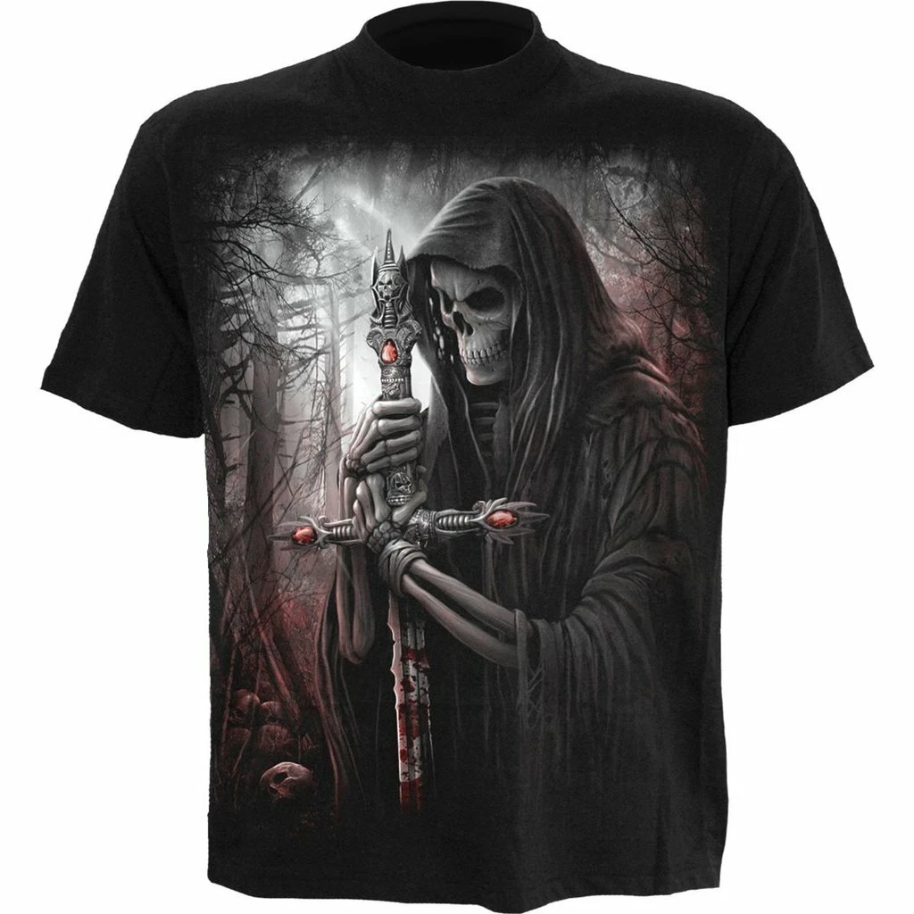 T-shirt Homme SPIRAL Rock Gothique – Blanc – Dragon Cry – Taille L
