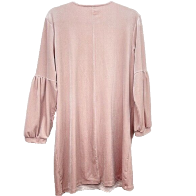 madewell pink velvet dress Madewell NWT Pink Velvet Dress