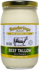 Renderings Beef Tallow, 100% Grass-fed & Finished, Cooking, Baking And Frying, 1