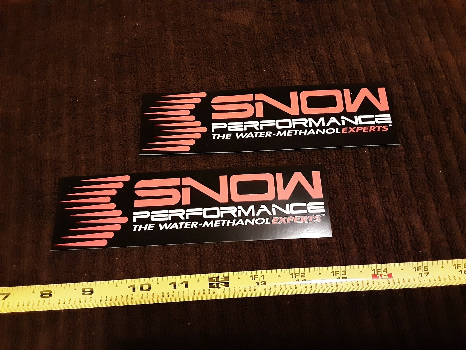 Lot of 2 SNOW Performance Water Methanol Injection Racing Decals ...