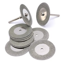 10 dischi da taglio diamantati 35 mm per utensili multifunzione Dremel / Proxxon / D27