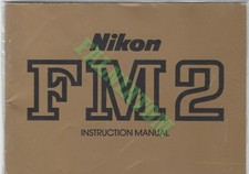 Vintage Nikon FM2 Manual INV-3391 