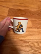 Vintage Tiffany Co. Alphabet Bears Childs Ceramic Plate  Mug ABC  s 1994