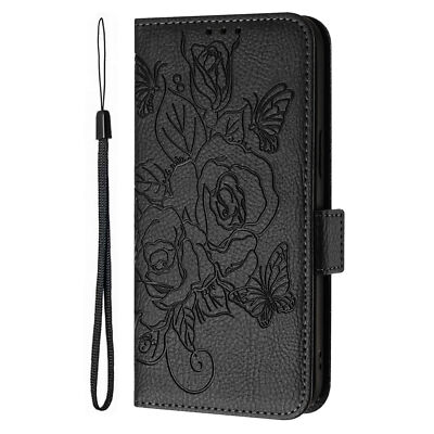 Luxury Rose Wallet Phone Case for Oppo Realme 12 11 10 9 8 C67 C25 C20 C30 C33