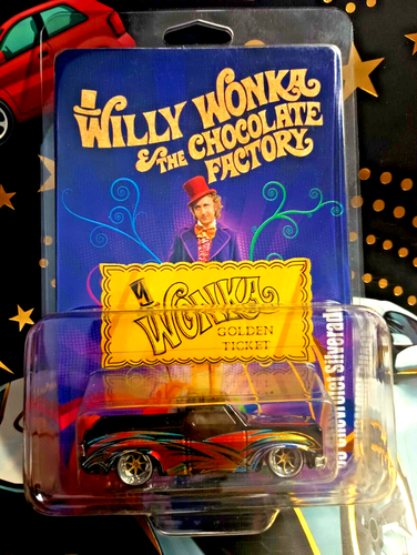 HOT WHEELS CUSTOM WILLY WONKA THE CHOCOLATE FACTORY 83 SILVERADO # 7 OF 7 - Picture 2 of 9