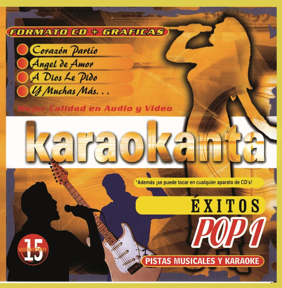 KARAOKE CD+G KARAOKANTA Pistas De Mana+Exito Pop Rayando El Sol 2 discos nuevos Foto 3 de 4