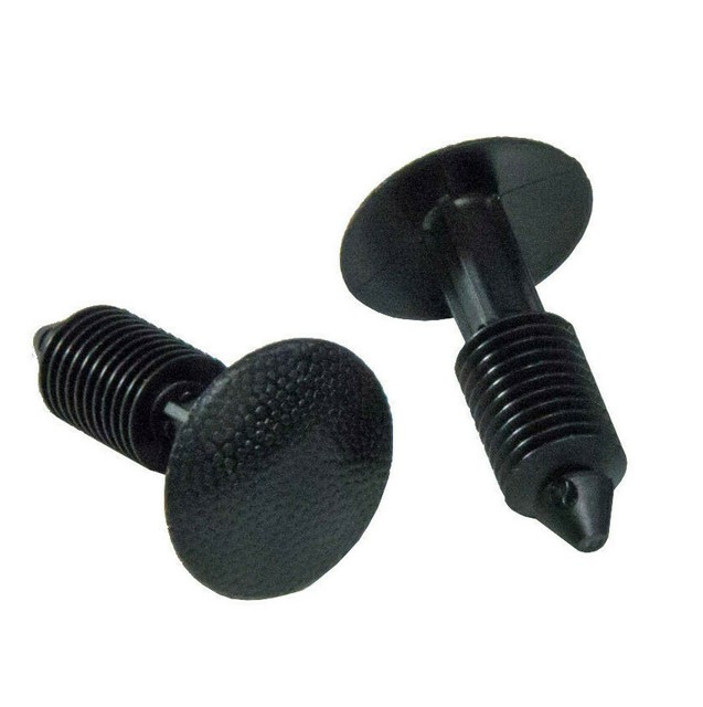 OEM NEW 0414 Ford F150 Windshield Wiper Cowl Panel Push Pins 2 Clips