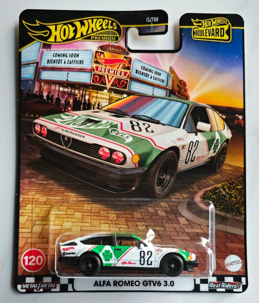 HOT WHEELS PREMIUM - 2024 BOULEVARD #120 ALFA ROMEO GTV6 3.0
