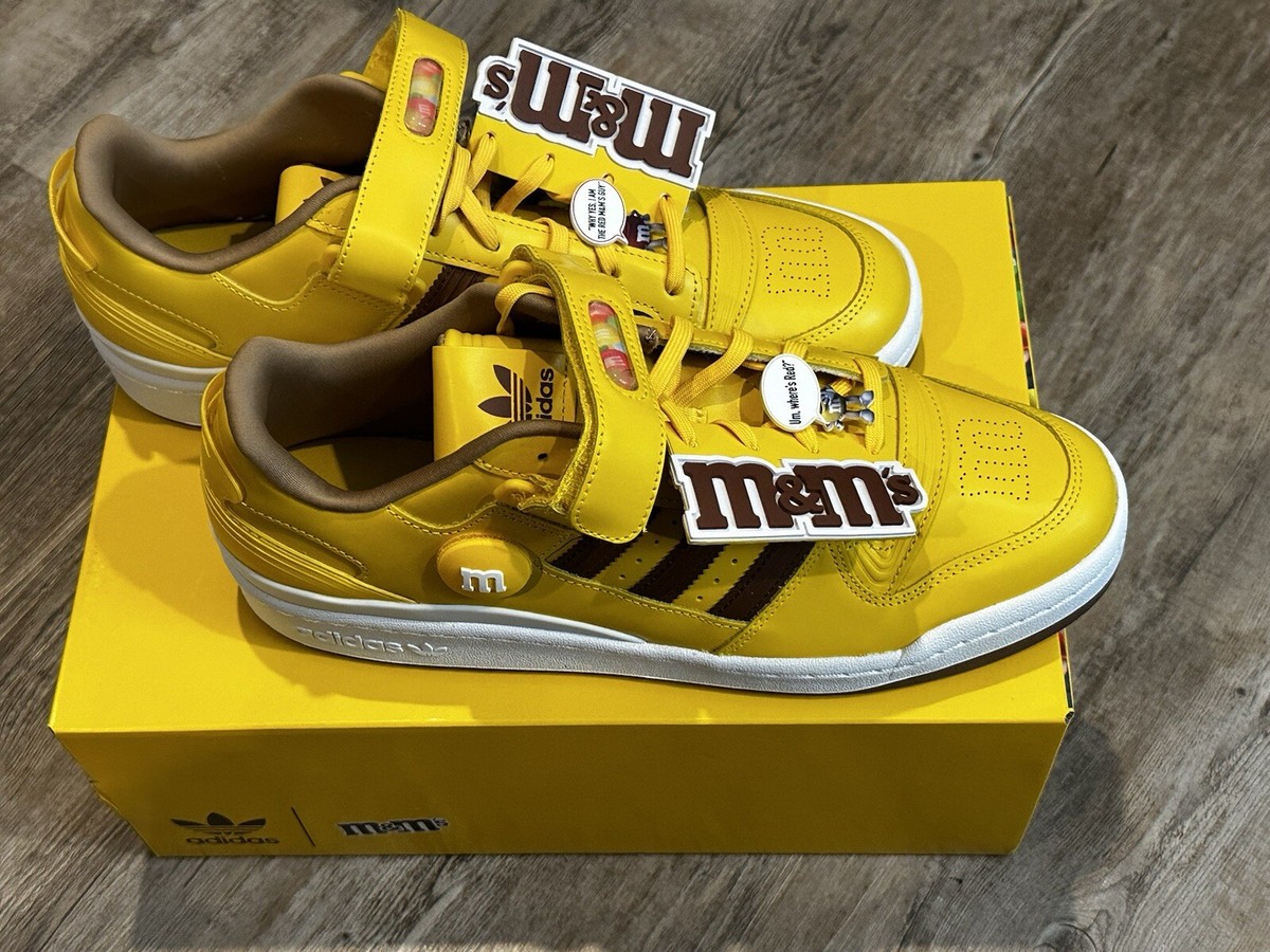 adidas FORUM 84 LOW M&M’S CREW 黄　28 ③ adidas M&M's x Forum '84 Low Yellow for Sale - Authenticity