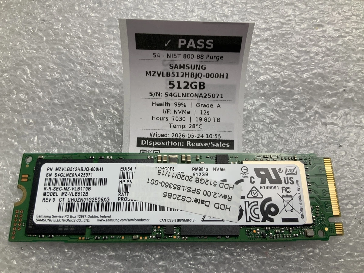 Samsung 512 GB Solid State Drives for sale | eBay