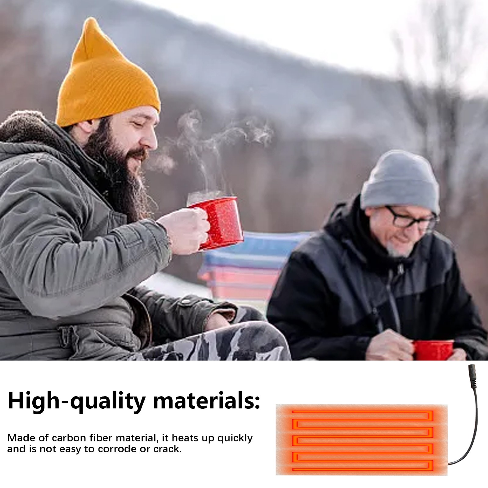 USB Heating Pads 5V Heating Pad For Bed With 4 Adjustable Heating Levels Heating