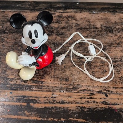 Vintage Ceramic Mickey Mouse Night Light from Schmid Collectables Walt Disney 