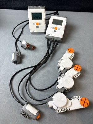 LEGO MindStorms NXT Intelligent Brick, Motors, Sensors, Cables - Tested Works