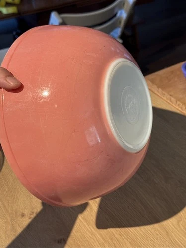 Vintage Pyrex Nesting Mixing Bowl Pink Flamingo