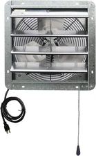 14" Wall Mounted Shutter Exhaust Thermostat Control-3 Speeds Vent Fan For Hom...