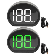 Universal Play Large Font LED GPS Digital Speedometer Car HUD Speedometer