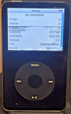 Apple iPod Classic 5th Generation 60GB Black Read Description | eBay