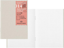 Travelers Company 14405006 Notebook Refill, Dot Squared, 3-Pack, Passport Size