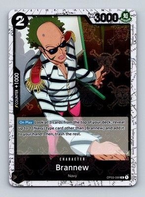 TCG One Piece Karte Brannew (Jolly Roger Foil) OP03-089