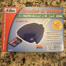 Delkin eFilm USB MultiMedia and Secure Digital Card Reader (DDREADER-15)