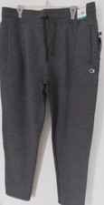 Champion Men's Gray Jogger Side Pockets Fleece Sweatpants XL