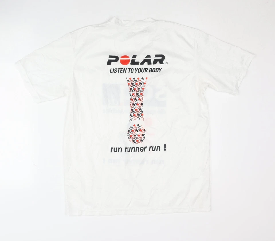 Craft Men's White Running T-Shirt L Athletic Fit - Image 2 of 4