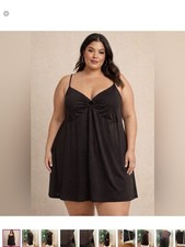 SO Plus Size 2X. O Ring Fit & Flare Mini Dress