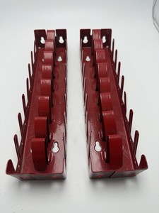 Vintage SPANGER 850 Tool Hanger Organizer Hotchkiss Heavy Duty Steel Set Of Two