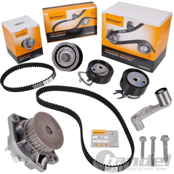 Contitech Zahnriemensatz+Wasserpumpe FüR +Vw Bora Golf 4 Lupo Seat Leon 1.4 16V-image