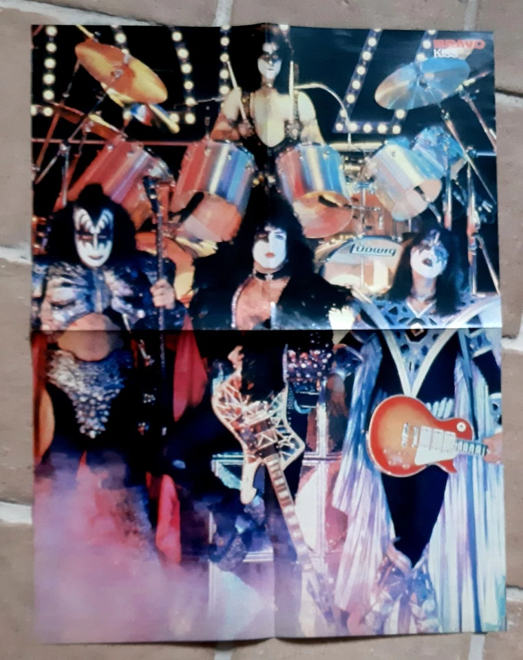 poster affiche magazine KISS 1980 52x40cm - Photo 1/1