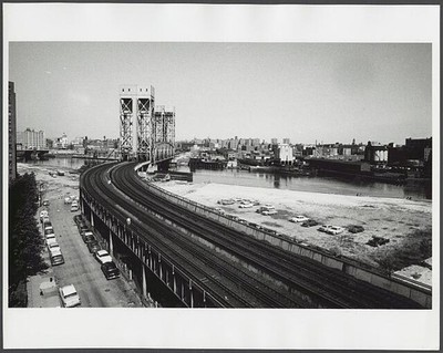 Photo:Bronx New York Park Avenue Bridge Harlem River Lift Bridge 1958