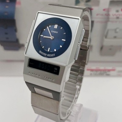 CASIO FS-01 Retro-Future Ana-Digi Dual Time Watch - Excellent Vintage Condition