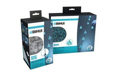 BIHUI Fliesennivelliersytem ''SPIN'' Zuglaschen 1,5 mm