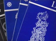 Vintage Lace Guild 1987 4 Bobbin Lace Magazines Patterns Information & News