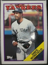 1988 Topps - #510 Dave Winfield New York Yankees Base Set Vintage