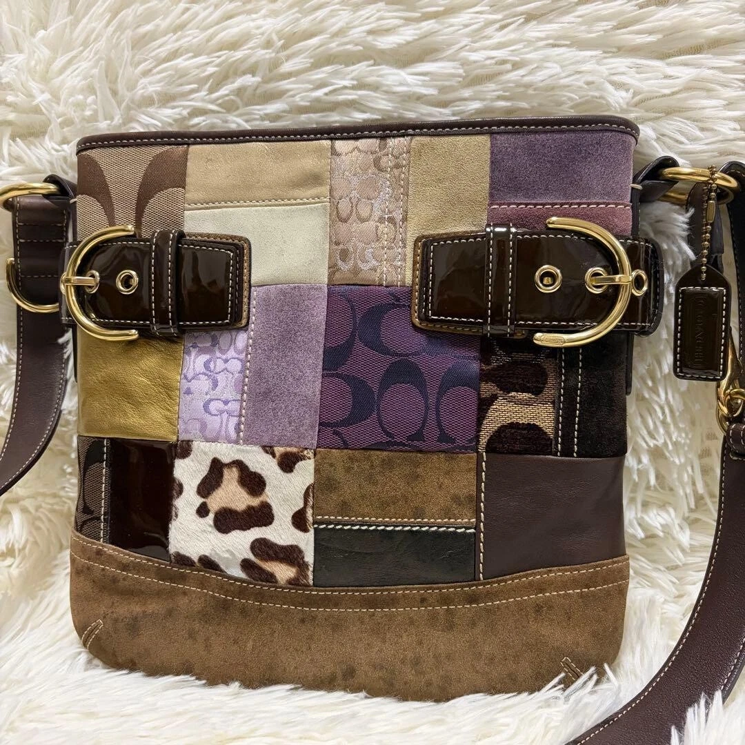 Coach Patchwork Patent Leather Bags & Handbags for Women for sale