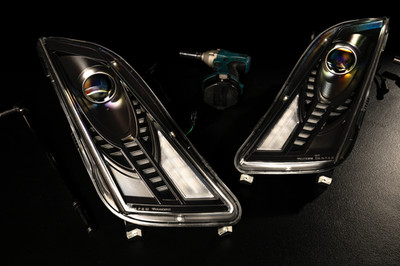 NEW 2003-2008 LAMBORGHINI GALLARDO LP560 STYLE HEADLIGHTS UPGRADE LEFT/RIGHT SET