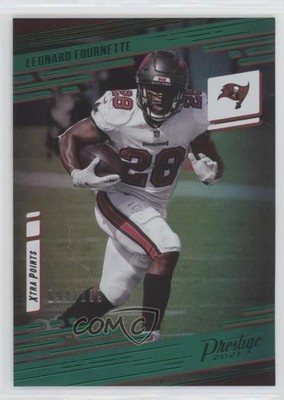 2021 Panini Prestige Xtra Points Premium Green /199 Leonard Fournette #186 05ns