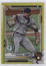 2021 Bowman Draft 1st Edition Yellow Foil 7/75 Russell Smith #BD-113 1u6