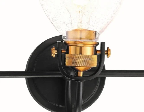 Minka Lavery 3363-416 Monico 3 Light, Bronze with Natural Brushed Brass - Picture 3 of 7