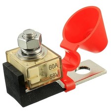 60 AMP MRBF Terminal Block Fuse Holder Single Stud 5/16" M8 Compact Rated 60A