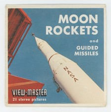Moon Rockets and Guided Missiles View-Master Packet B-656 Exc. Cond.