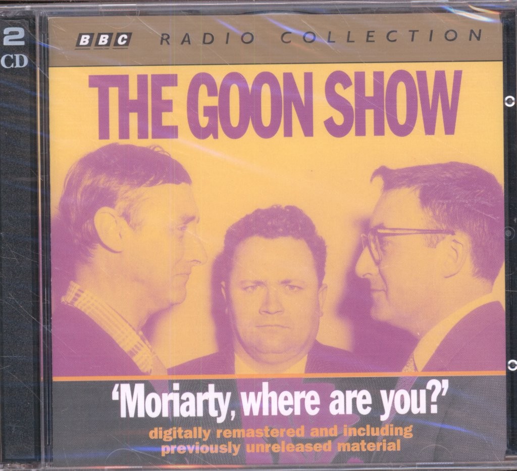 Goons 'moriarty, Where Are You?' double CD UK Bbc 1996 CD. Sealed ZBBC1864CD