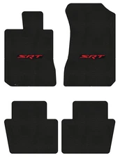 Lloyd Loop Front & Rear Mats for '11-16 Challenger w/Red on Black SRT