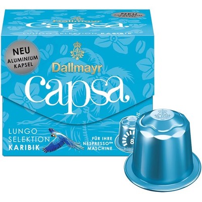 Dallmayr CAPSA NESPRESSO machines LUNGO Caribbean NO BOX SHIPS FREE