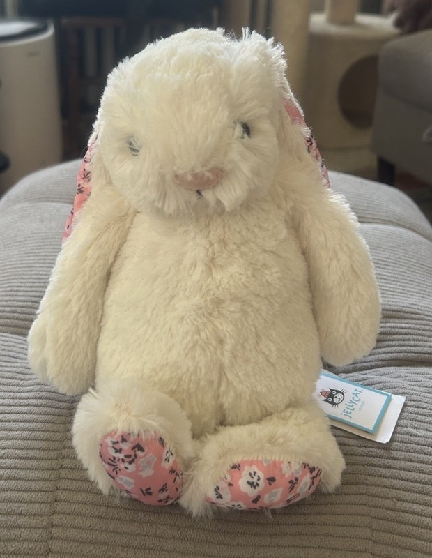 Jellycat 10.5” Original Blossom Cherry Bunny Plush with Tag
