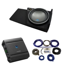 Fits 2014 - 2018 GMC Sierra Double Cab Alpine S-W12D4 12 Sub Box  & S-A60M