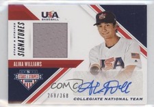 2020 USA Baseball Stars & Stripes Signatures Alika Williams (Blue Ink) Auto 0g4